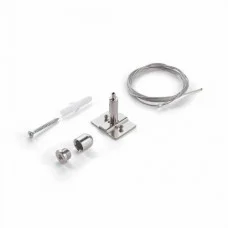 Крепление для подвесного монтажа Ideal Lux ARCA 276366 KIT SINGLE STEEL CABLE 2 МT