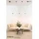 Підвісний світильник Mantra ANTARAS 3 LIGHT PENDANT 24W LED 7311