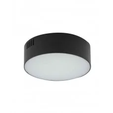 Світильник стельовий Nowodvorski 10406 Lid Round LED 1x15W 3000K 1200Lm IP20 чорний