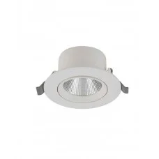 Точковий світильник Nowodvorski 10551 Egina LED 1x10W 3000K 700Lm IP20 білий