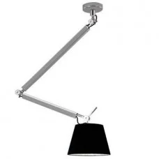 Azzardo AZ2304 + AZ2603 Zyta M Pendant ALU/BK (MD2300-M-ALU-BK)