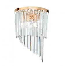 Бра, настінний світильник Ideal Lux 213491 Carlton E14 3x40W IP20 золотий