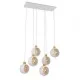 Подвесной светильник, люстра TK Lighting 2746 Cyklop E27 6x15W IP20 белый