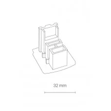 Заглушка Nowodvorski 8710 CTLS Dead End Cap IP20 белая