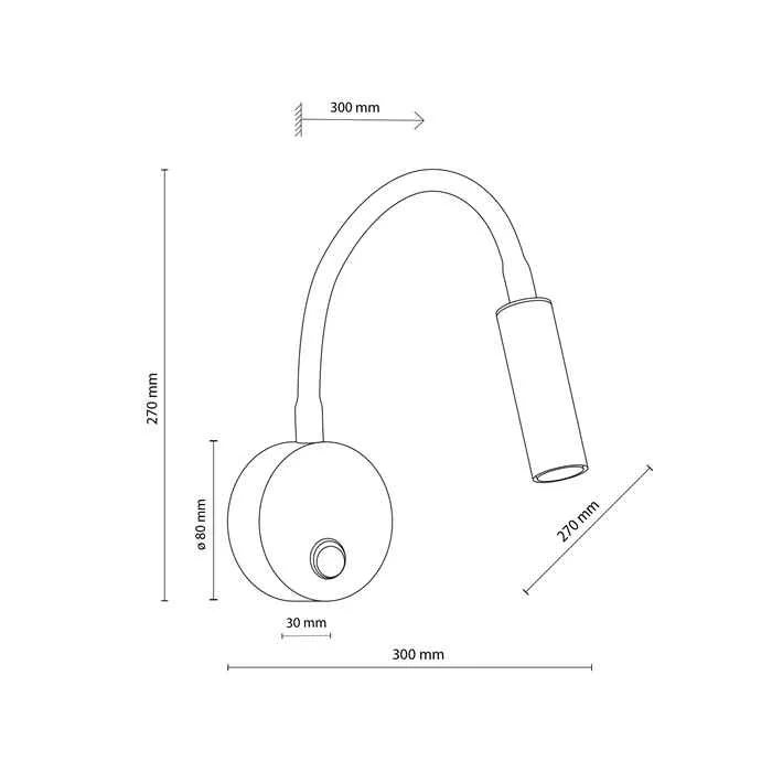 Бра, настінний світильник TK Lighting 5922 Lagos G9 1x8W IP20 чорний Бра, настінний світильник TK Lighting 5922 Lagos G9 1x8W IP20 чорний