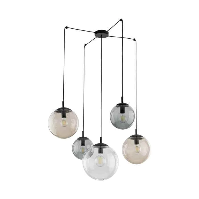 Люстра TK Lighting 4796 Esme E27 5x15W IP20 разноцветная