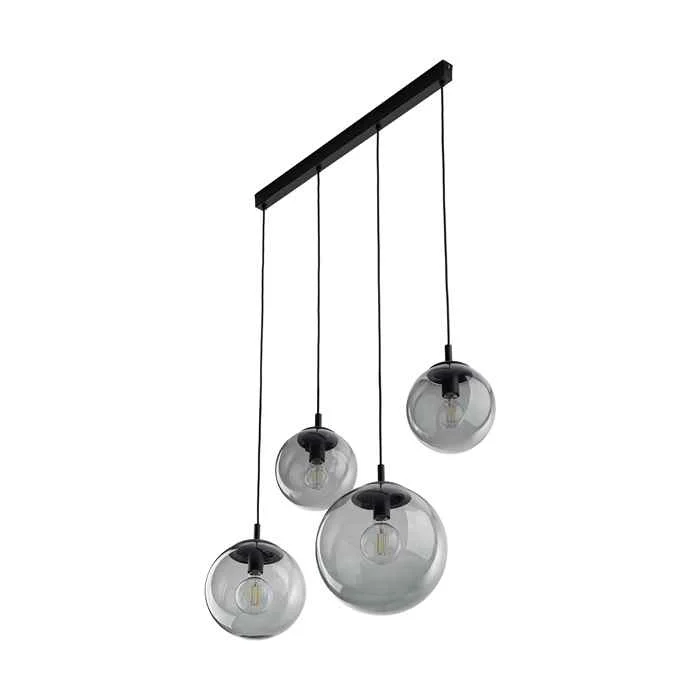Подвесной светильник, люстра TK Lighting 5381 Esme E27 4x15W IP20 дымчатый Подвесной светильник, люстра TK Lighting 5381 Esme E27 4x15W IP20 дымчатый