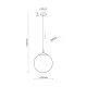 Подвесной светильник, люстра TK Lighting 5671 Esme E27 1x15W IP20 черный
