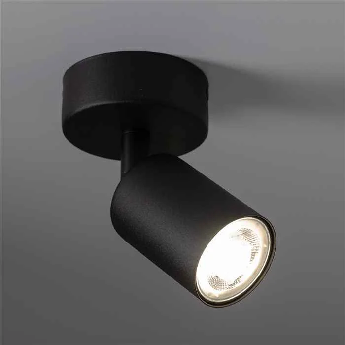 Світильник поворотний, спот TK Lighting 5739 Top GU10 1x10W IP20 чорний Світильник поворотний, спот TK Lighting 5739 Top GU10 1x10W IP20 чорний