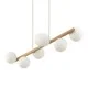 Подвесной светильник, люстра TK Lighting 5905 Estera G9 7x8W IP20 бежевый