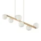 Подвесной светильник, люстра TK Lighting 5905 Estera G9 7x8W IP20 бежевый