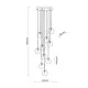 Люстра TK Lighting 5944 Nilos G9 10x8W IP20 золотая