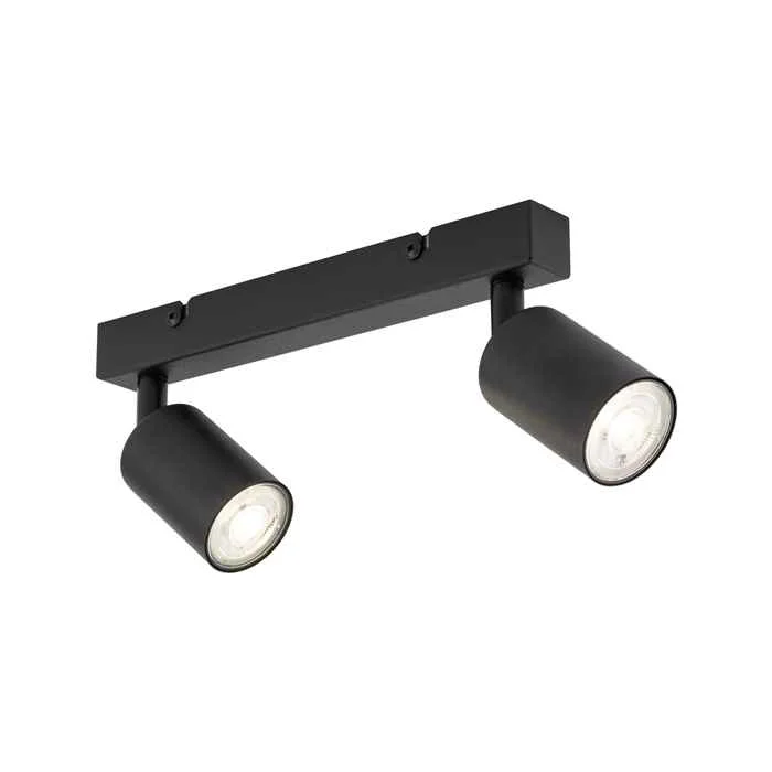Світильник поворотний, спот TK Lighting 6175 Top GU10 2x10W IP20 чорний Світильник поворотний, спот TK Lighting 6175 Top GU10 2x10W IP20 чорний