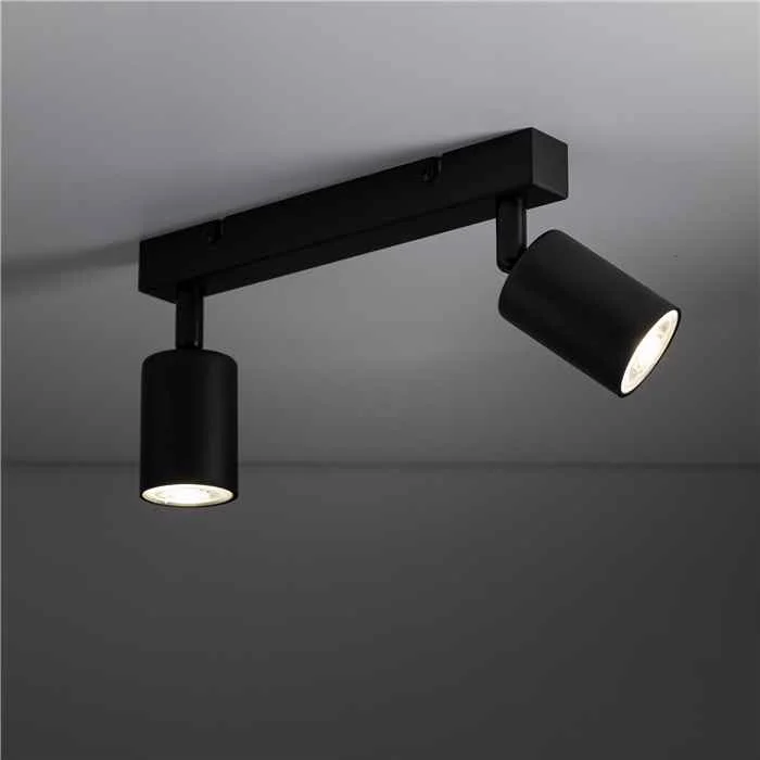 Світильник поворотний, спот TK Lighting 6175 Top GU10 2x10W IP20 чорний Світильник поворотний, спот TK Lighting 6175 Top GU10 2x10W IP20 чорний