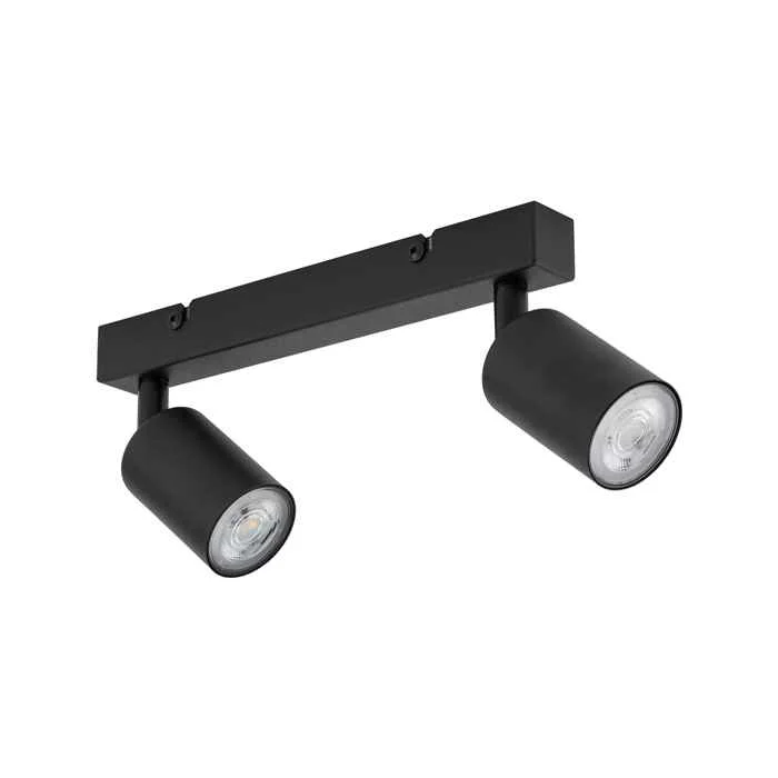 Світильник поворотний, спот TK Lighting 6175 Top GU10 2x10W IP20 чорний