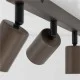 Світильник поворотний, спот TK Lighting 6182 Top GU10 4x10W IP20 коричневий
