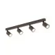 Світильник поворотний, спот TK Lighting 6182 Top GU10 4x10W IP20 коричневий