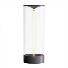 Настільна лампа з акумулятором, нічник Zuma Line 1002 Esterno Led 1x1.2W 2700K 100Lm IP20 Чорна