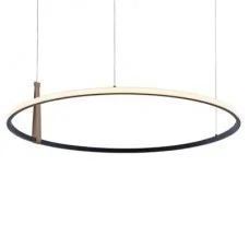 Подвесной светильник, люстра Zuma Line 22808-WOOD Wood Claud Led 1x42W 3000K/4000K/6000K 1750Lm IP20 Черный