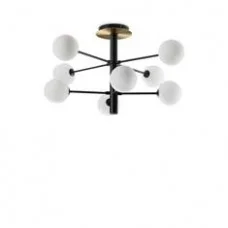 Люстра Ideal Lux 328485 Cosmopolitan G9 8x15W IP20 чорна