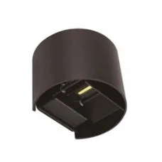 Вуличний світильник Azzardo AZ4469 Leticia LED 2x3W 3000K 420Lm IP54 чорний