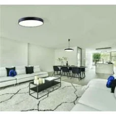 Потолочный светильник Azzardo AZ5085 Marcello LED 1x80W 3000K/4000K/6500K 4800Lm IP20 черный