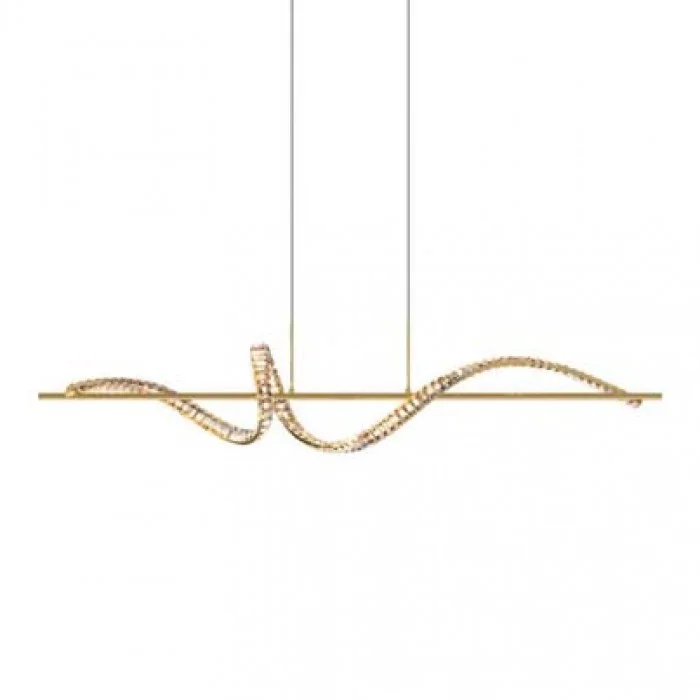 Люстра Zuma Line MD3170-1-3GT Athesa Led 1x24.5W 3000K-6000K 2800Lm IP20