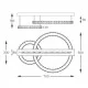 Люстра Zuma Line MX3713-2-3CT Girona Led 1x36W 3000K 4200Lm IP20