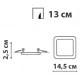 Врезной светильник FrendlyLight FL1040 Slim S15 LED 12W 3000K White