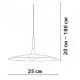 Подвесной светильник FrendlyLight FL3035 Visor S Black
