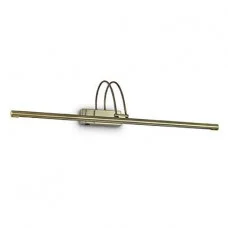 Бра, настінний світильник Ideal Lux 121147 Bow LED 1x8W 3000K 1050Lm IP20 латунний
