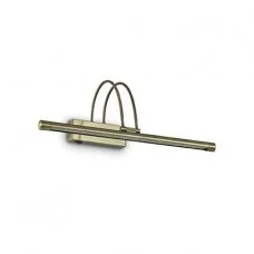 Бра, настенный светильник Ideal Lux 121161 Bow LED 1x4.6W 3000K 580Lm IP20 латунный