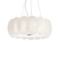 Подвесной светильник, люстра Ideal Lux 90481 Ovalino E27 8x60W IP20 белый