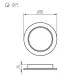 Точечный светильник Kanlux 36510 Tavo LED 1x5W 4000K 400Lm IP44/20 белый