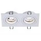 Світильник точковий врізний KLOODI KD-BASE SQ92x175 GU10 WH