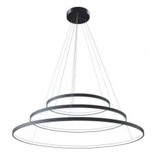 Подвесной светильник Kloodi KD-RG MULTI 1000/1200/1400 217W 3K BK Ring Giza Multi