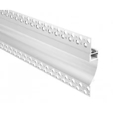 LED профиль врезной KLOODI KLP082 3 под шпаклевку с рассеивателем PC 3м