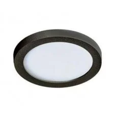Точечный светильник Azzardo AZ2835 Slim Round LED 1x6W 4000K 310Lm IP44 черный