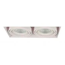 Точечный светильник Azzardo AZ2934 Nova Gips GU10 2x50W IP20 белый