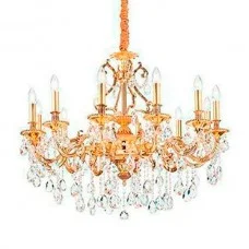 Люстра Ideal Lux 164960 Gioconda E14 12x40W IP20 золота Люстра Ideal Lux 164960 Gioconda E14 12x40W IP20 золота