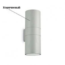 Уличный светильник Ideal Lux 163611 Gun E27 2x60W IP54 коричневый
