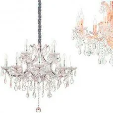 Люстра Ideal Lux 167404 Napoleon E14 12x40W IP20 золота