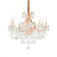 Люстра Ideal Lux 167398 Napoleon E14 8x40W IP20 золота