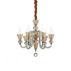 Люстра Ideal Lux 140605 Strauss E14 6x40W IP20 золота