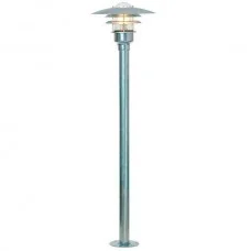 Вуличний світильник Nordlux 71428031 Lonstrup E27 1x60W IP44 сріблястий