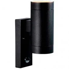 Вуличний світильник з датчиком руху Nordlux 21519103 Tin GU10 2x35W IP54 чорний