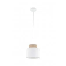 Подвесной светильник, люстра TK Lighting 10078 Duo Juta E27 1x15W IP20 белый