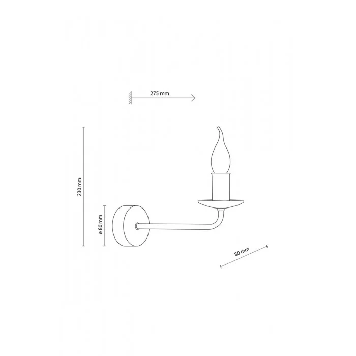 Бра TK LIGHTING 10244 LIMAL Бра TK LIGHTING 10244 LIMAL
