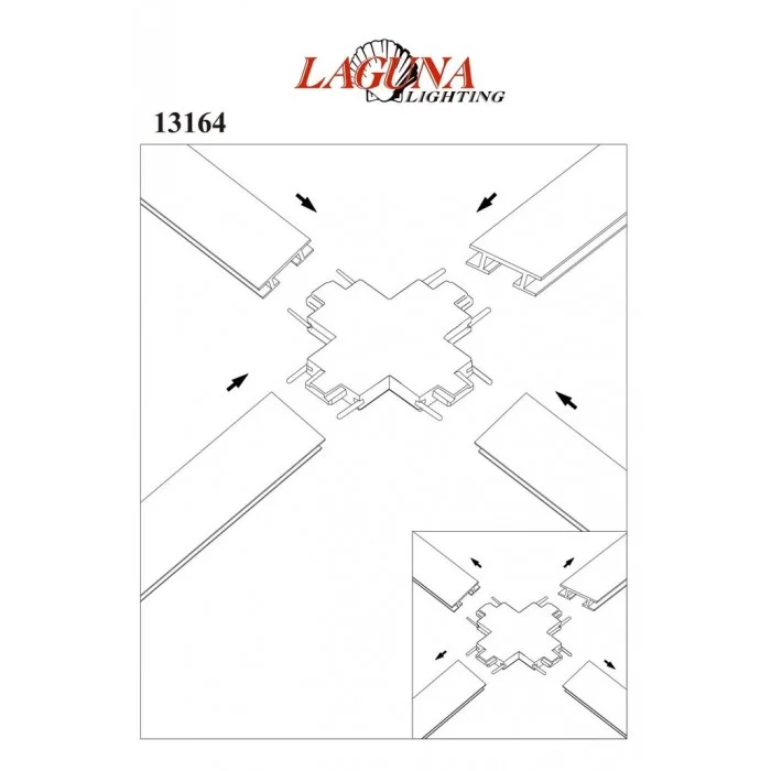 Додатковий елемент систем LAGUNA LIGHTING 13164 Track24v Додатковий елемент систем LAGUNA LIGHTING 13164 Track24v