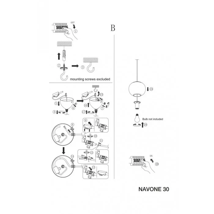 Подвесной светильник, люстра Nordlux 2220443001 Navone E27 1x40W IP20 белый Подвесной светильник, люстра Nordlux 2220443001 Navone E27 1x40W IP20 белый